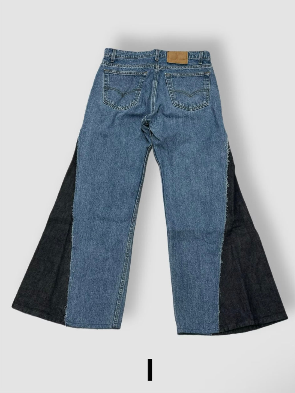 【Re +】newold docking flare denim pants (blue)
