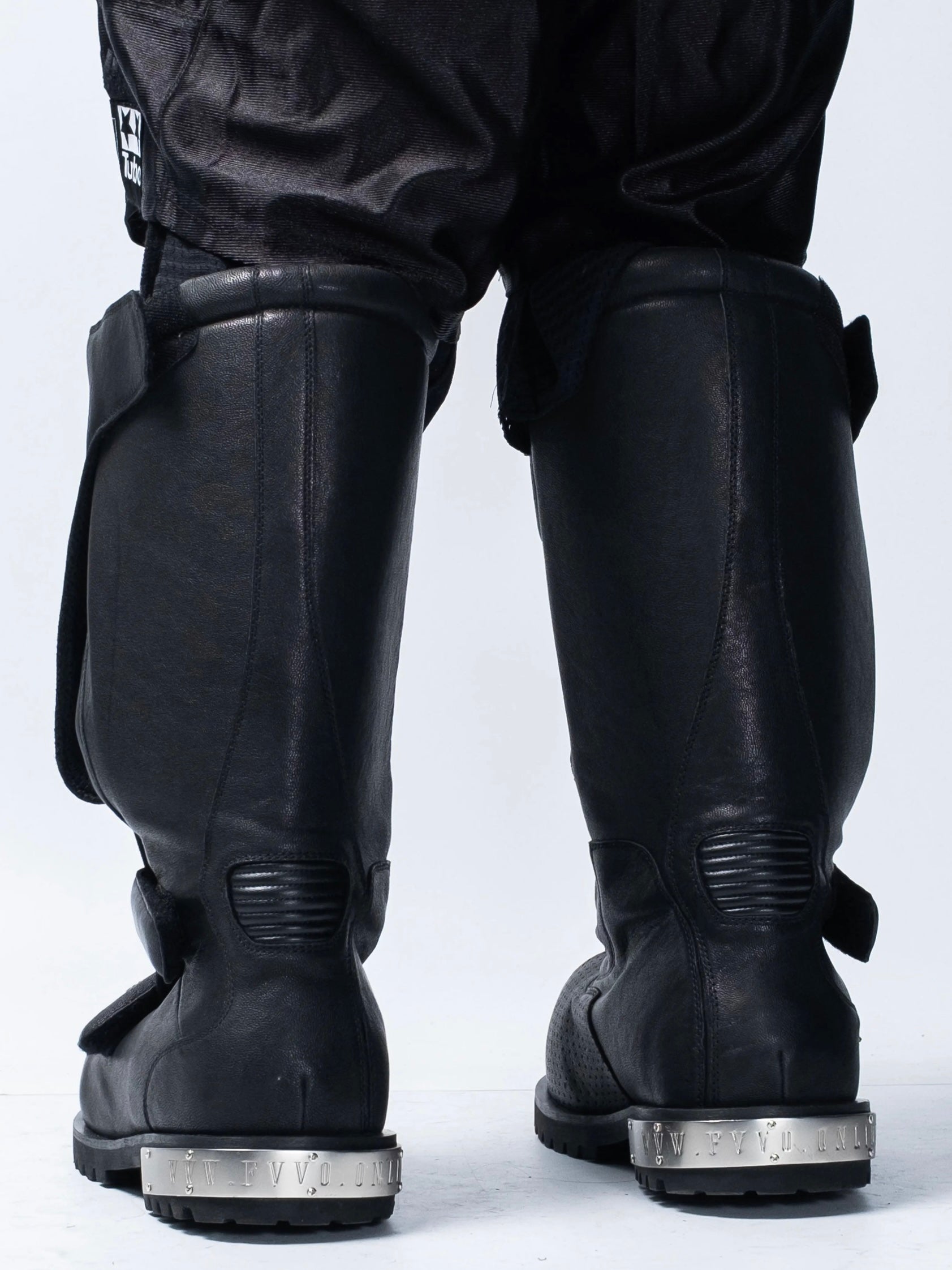 【F.V.V.O】Armored Leather High Boots