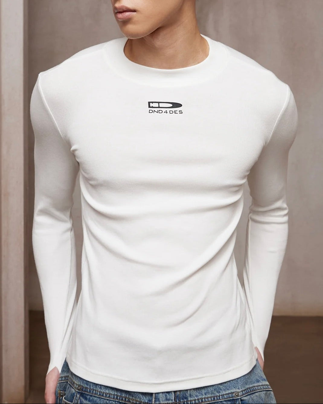 【DND4DES】Logo Basic L/S Tee