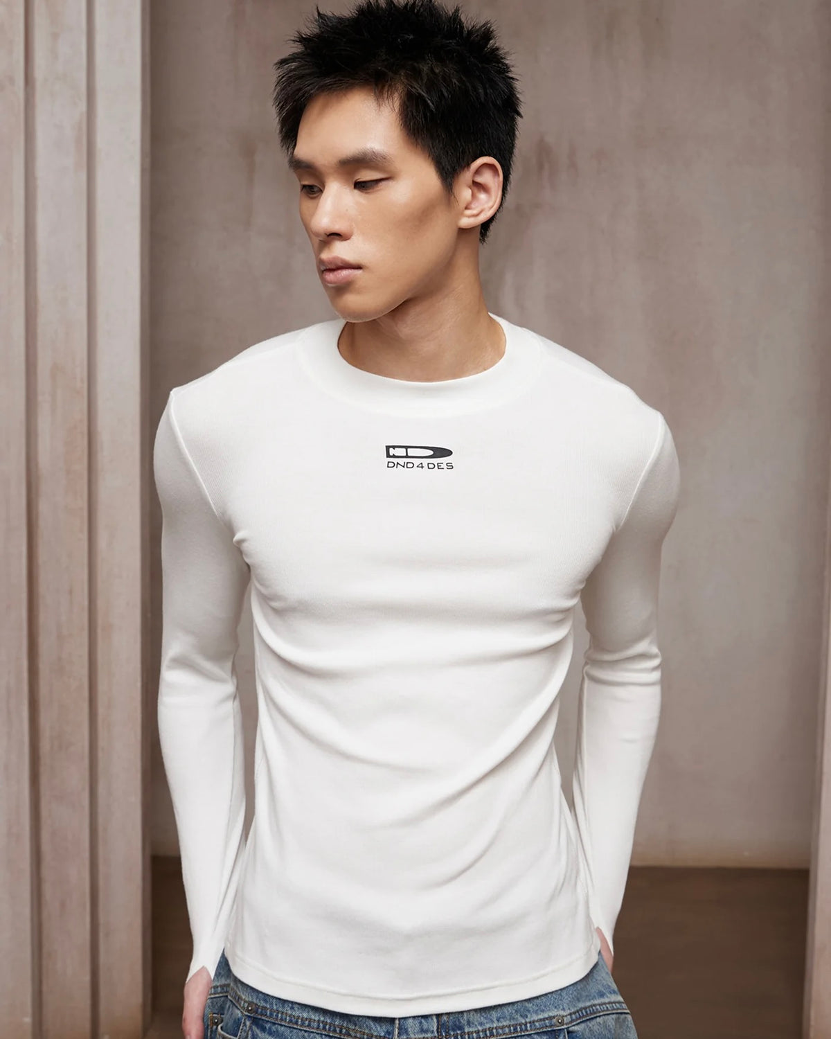 【DND4DES】Logo Basic L/S Tee