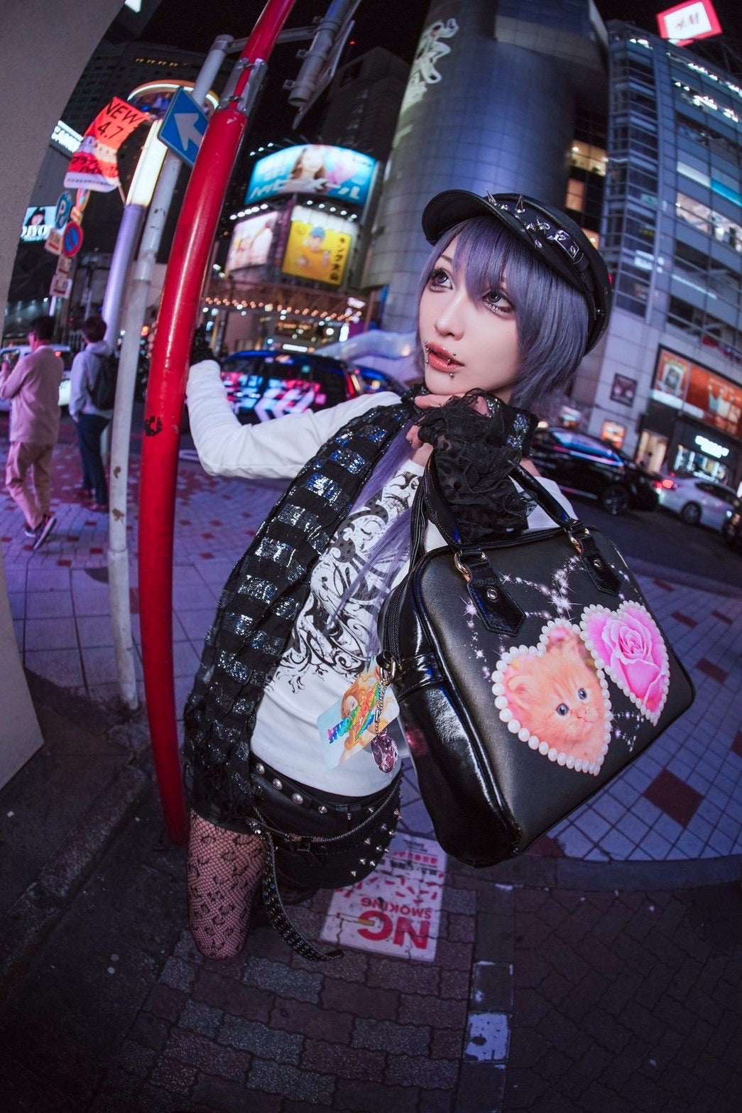 国際配送【BABY09】 grunge border stole