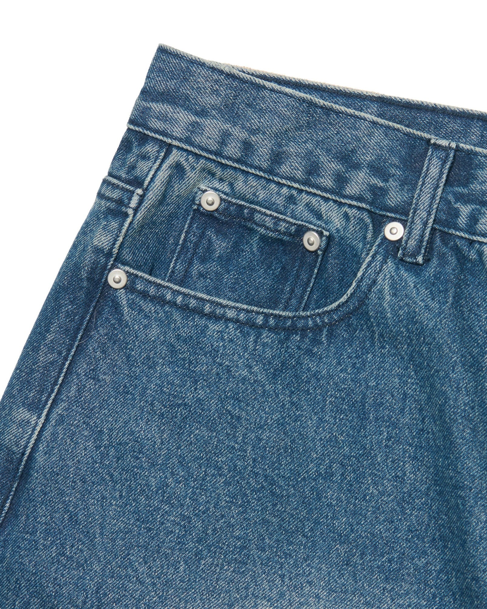 【NOMANUAL】BASIC WASHED DENIM PANTS