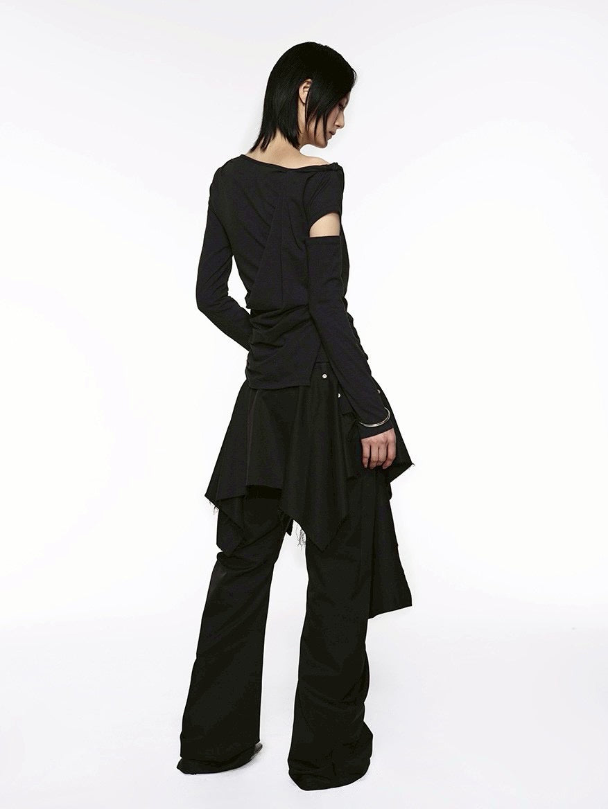 【ROCK CAKE】Bootcut Hook Skirt Pants