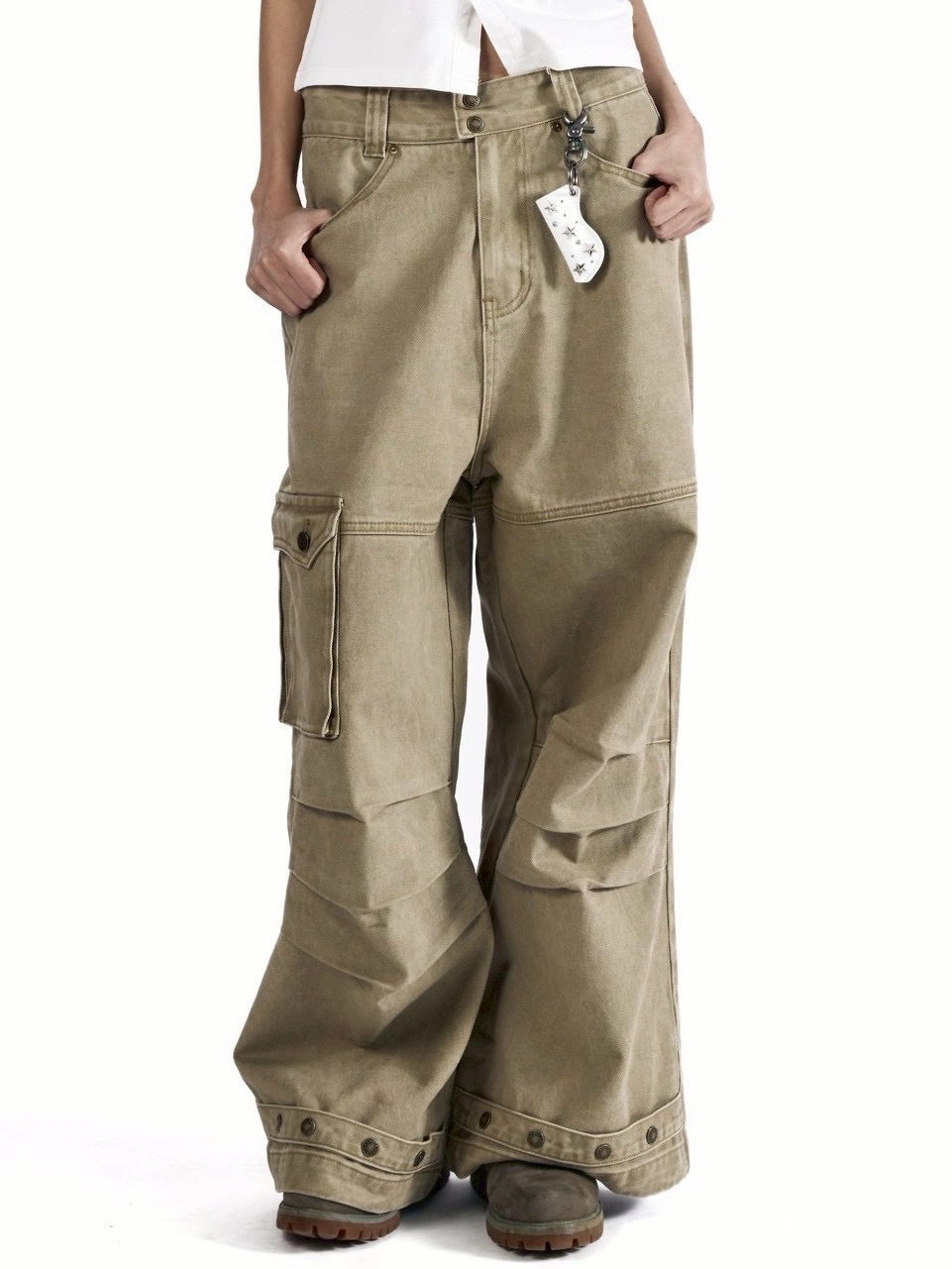 【AAKAM】Cowboy Chaps Cotton Pants