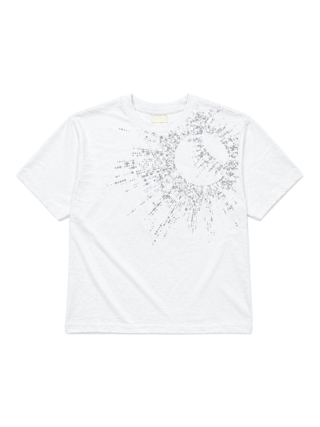 受注制【Chikashitsu +】sunshine printing crop tee (4color)