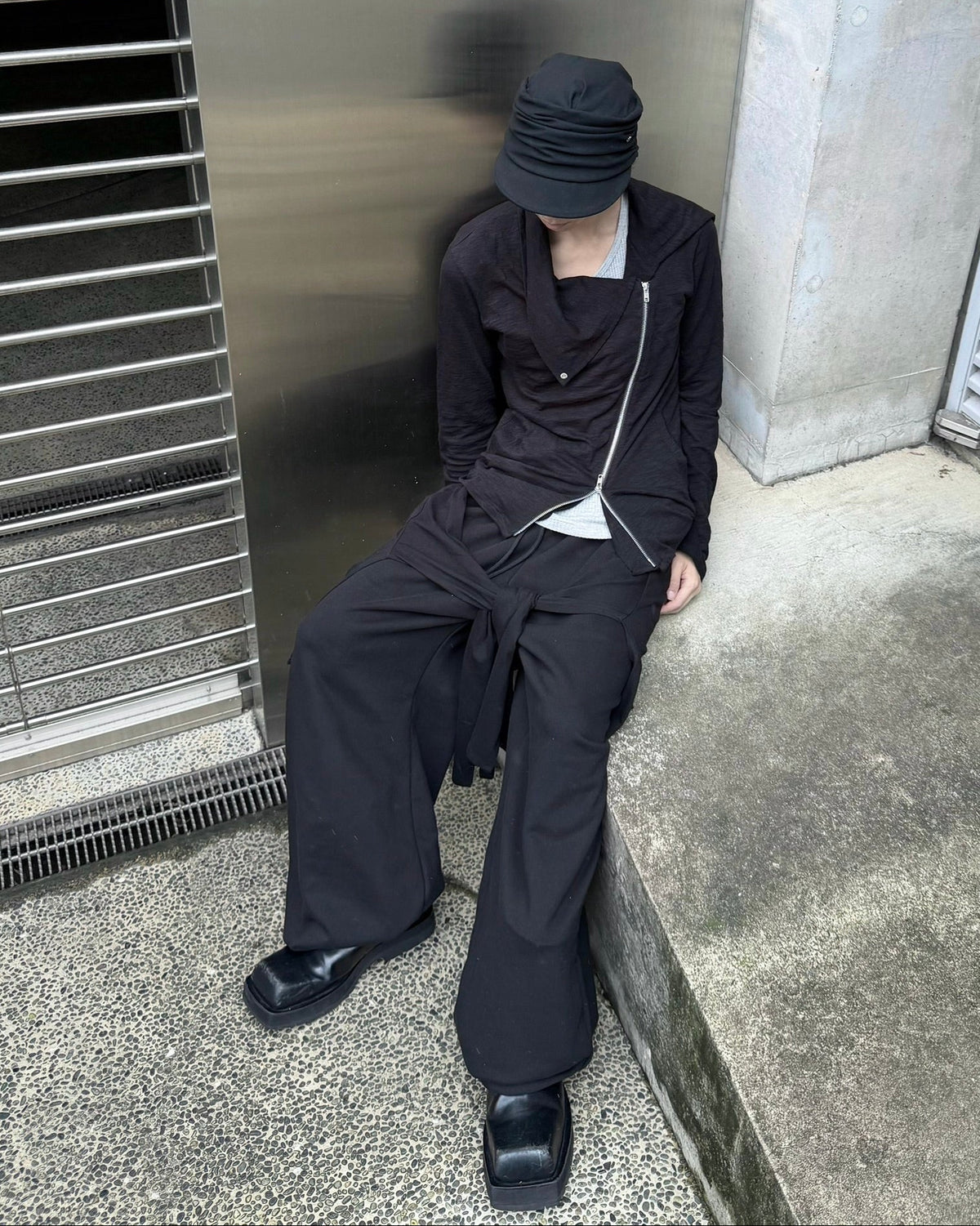 受注制【nmtc+】Drape Layer Pants (2color)