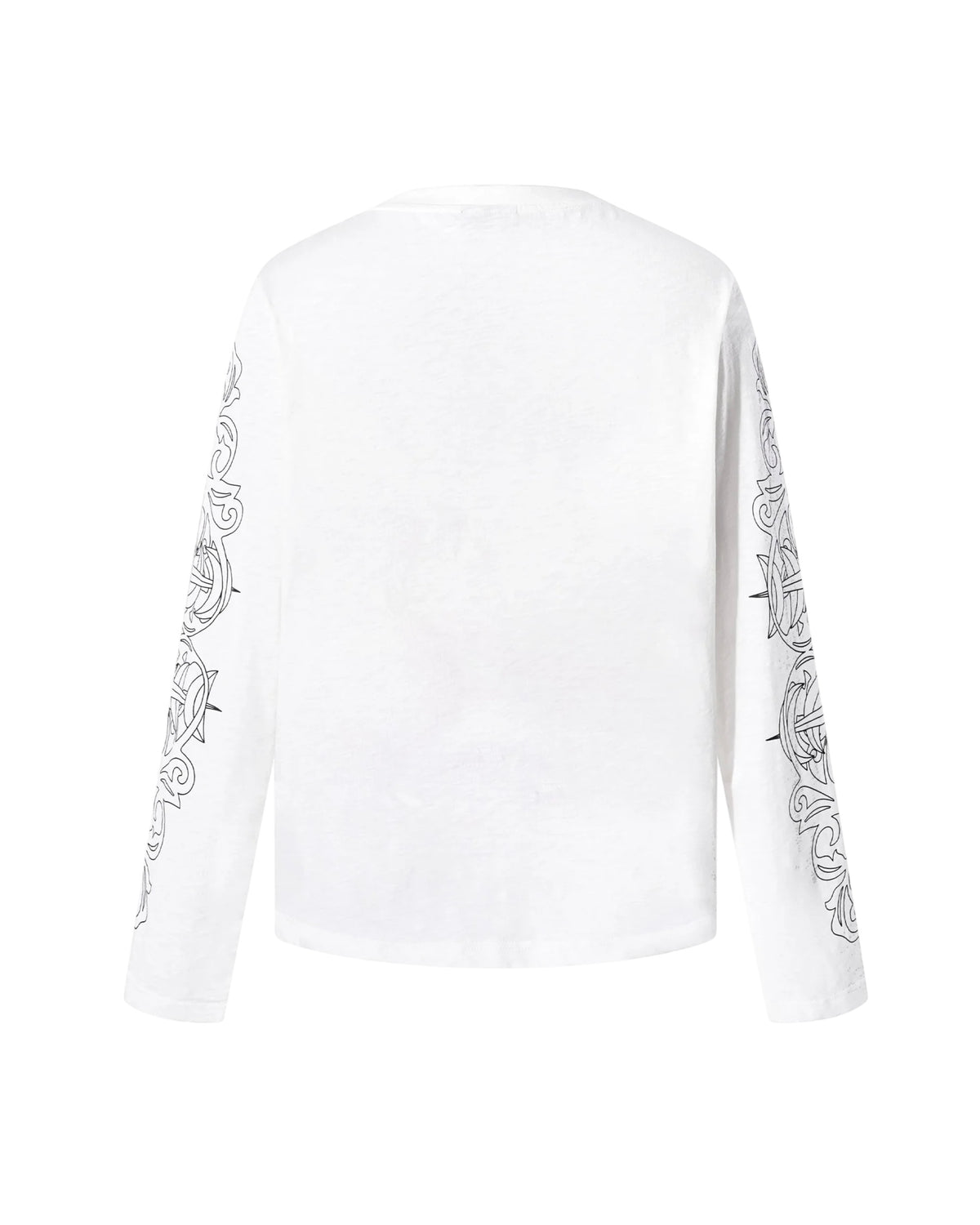 【THEBOYHASNOPATIENCE】LUMINOUS DAWN BAROQUE HENLEY L/S TEE