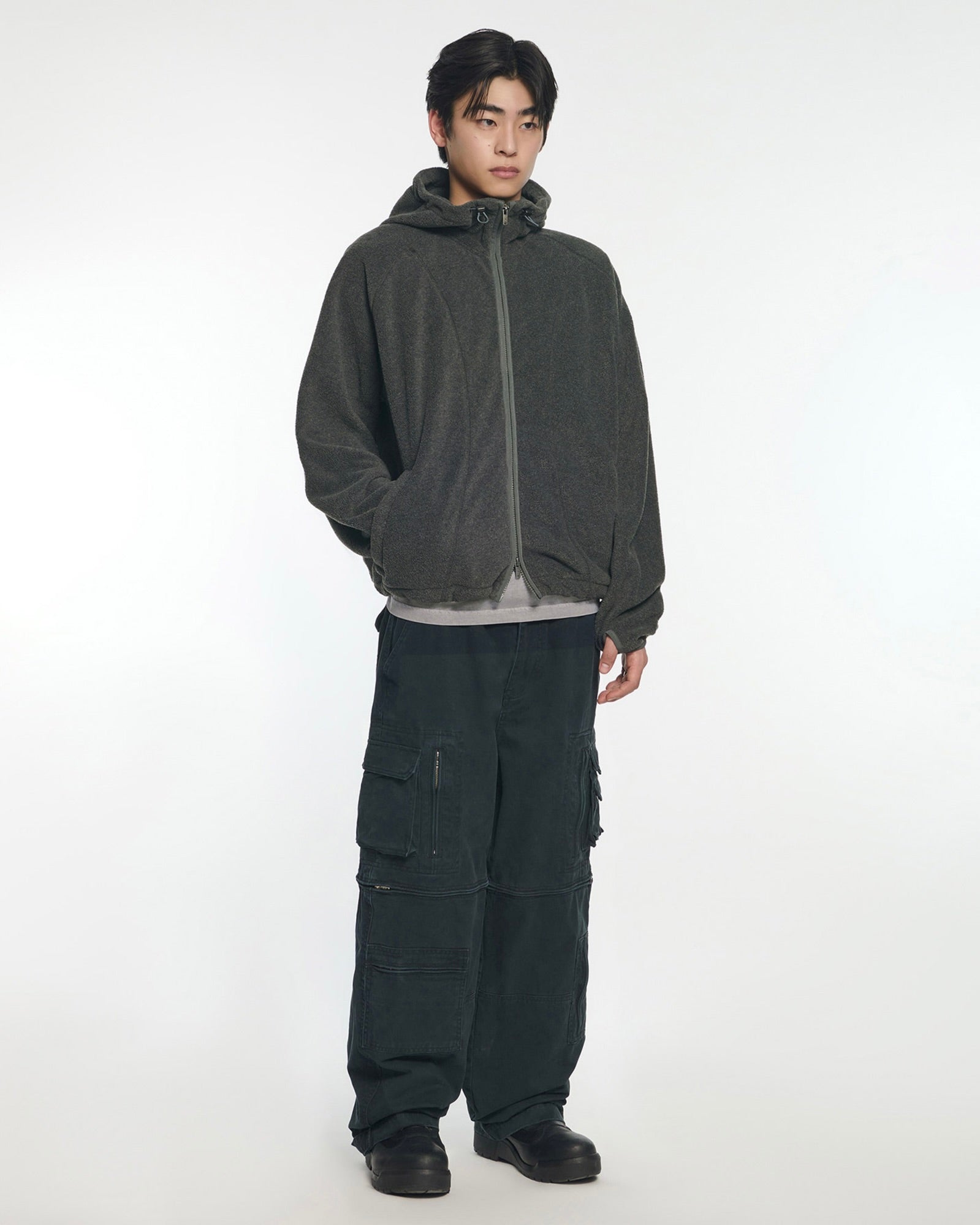【NOMANUAL】BOUND SHELL FLEECE