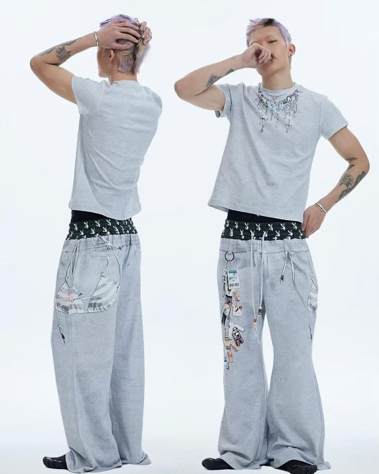 【DND4DES】CARTOON CHAIN T-SHIRT