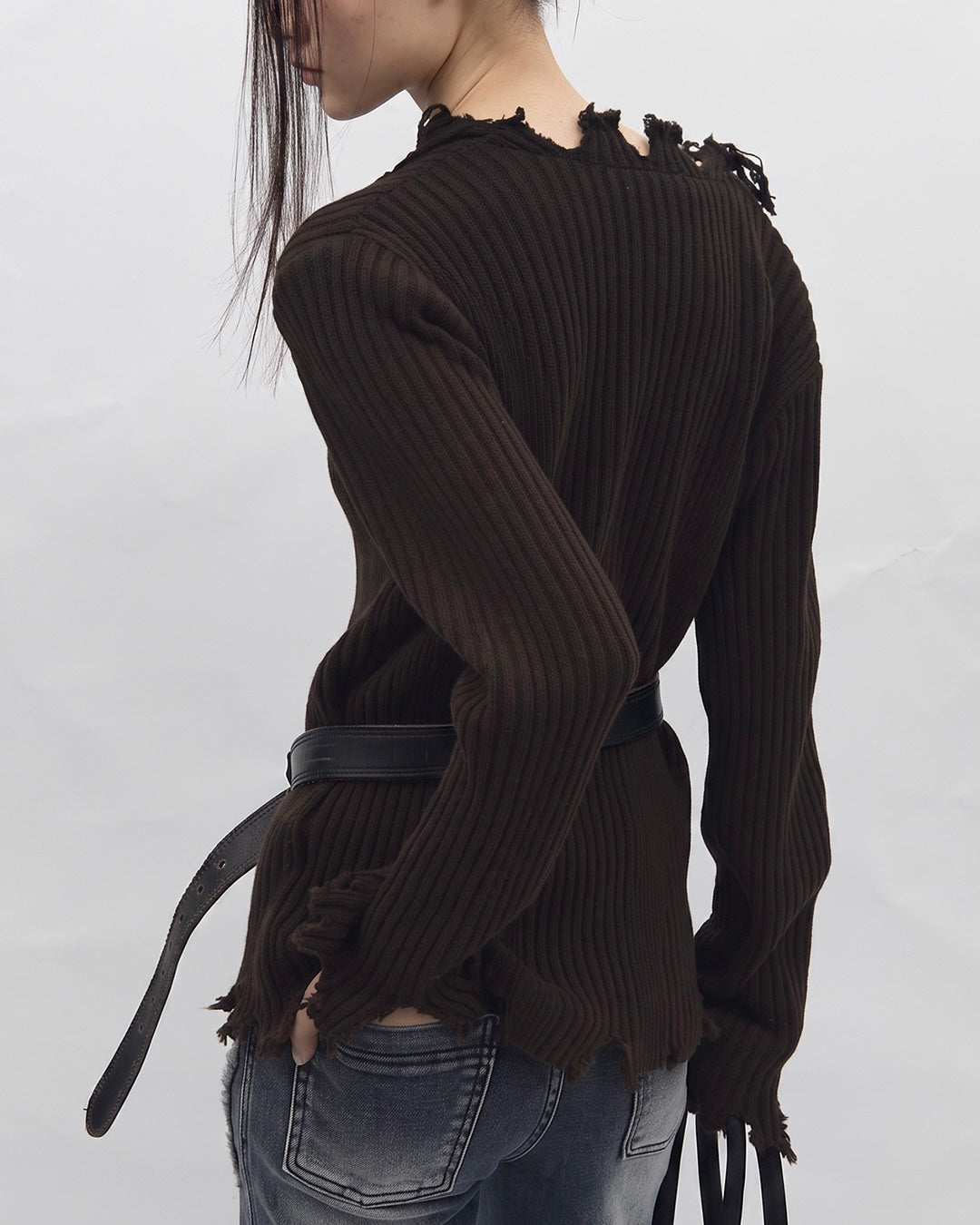 【BLR BLUER】Unravel Line Knit