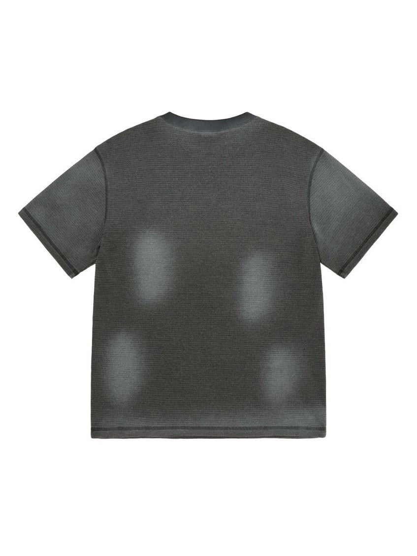 【AAKAM】Reverse Patch Waffle Half Top