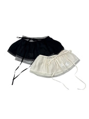 受注制【nmtc+】Frill Layered Wrap Skirt (2color)
