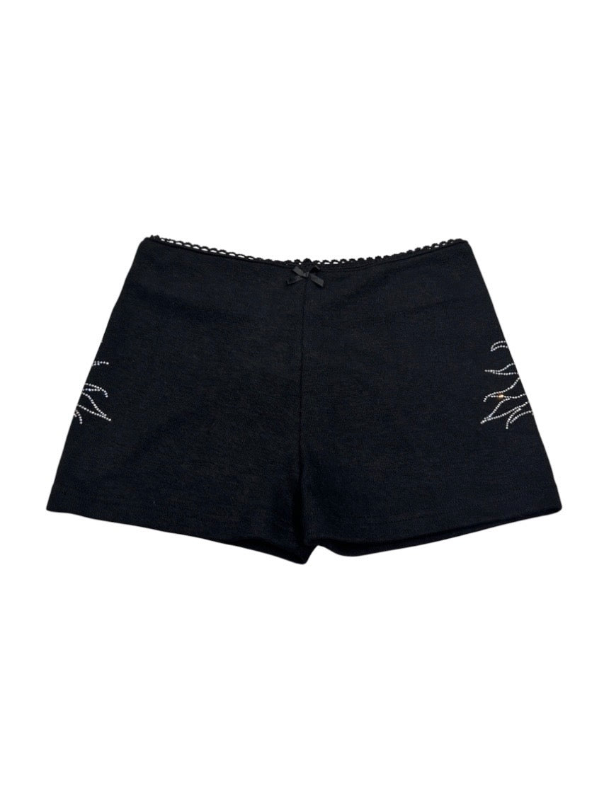 6/5 20:00発売 受注制【nmtc+】wings line stone short pants (3color)