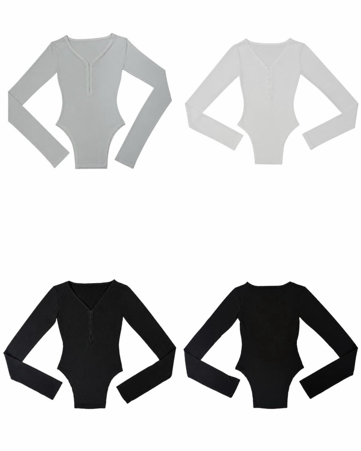 受注制【nmtc+】Slim fit button top (2color)