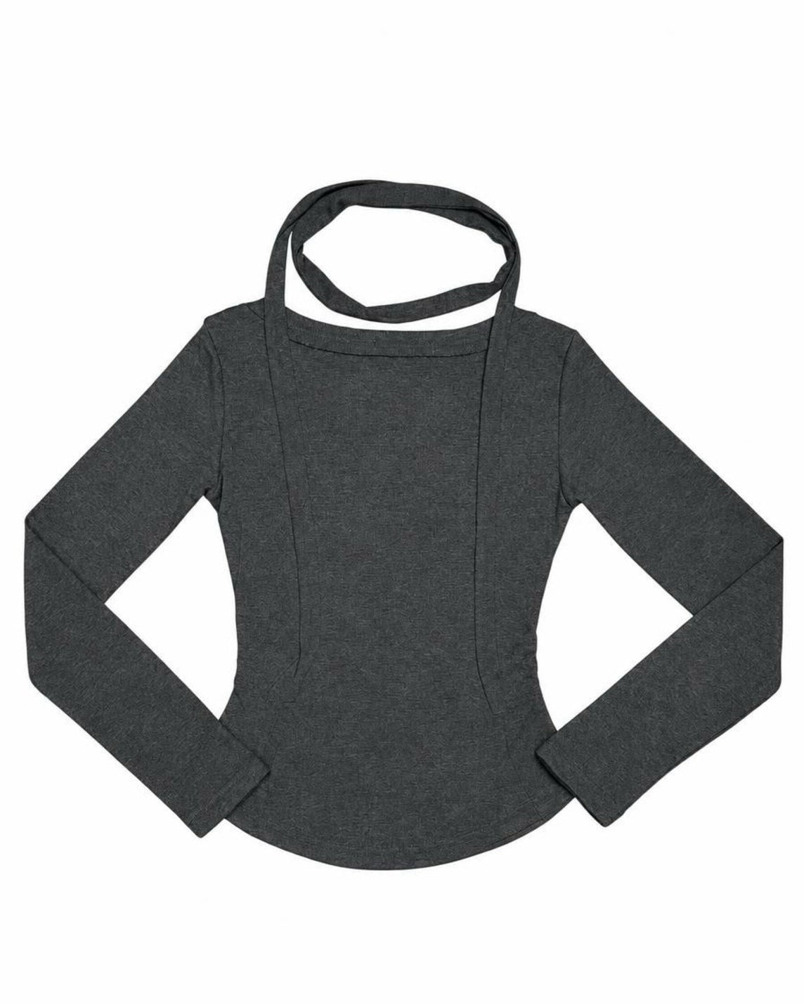 受注制【nmtc+】tie set u-neck long sleeve tee (3color)
