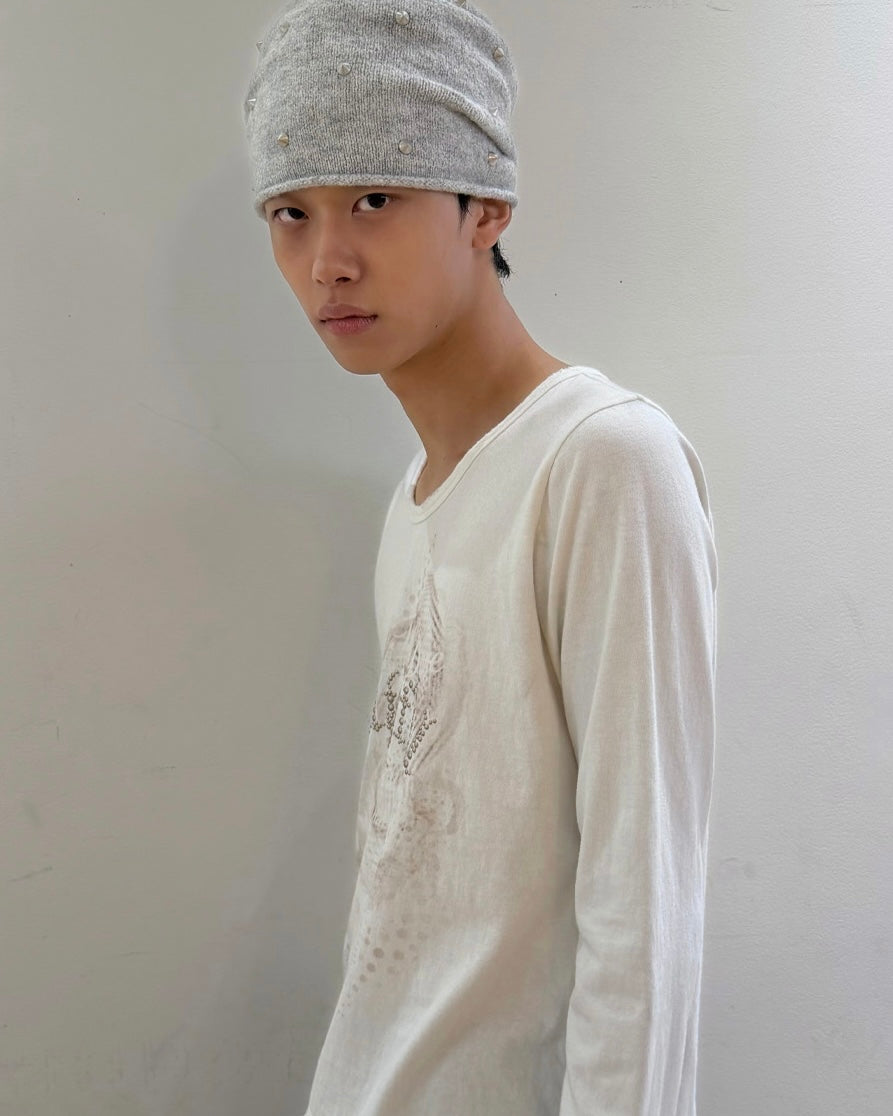 【LECYTO】Spike Studded Knit Beanie