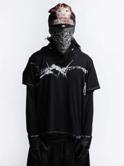 【F.V.V.O】Parody Graphic Ringer Tee
