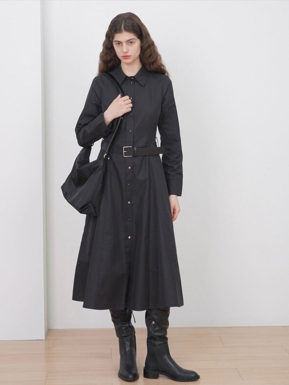 【HAH ARCHIVE】Contour Belted Bag (ナイロン)