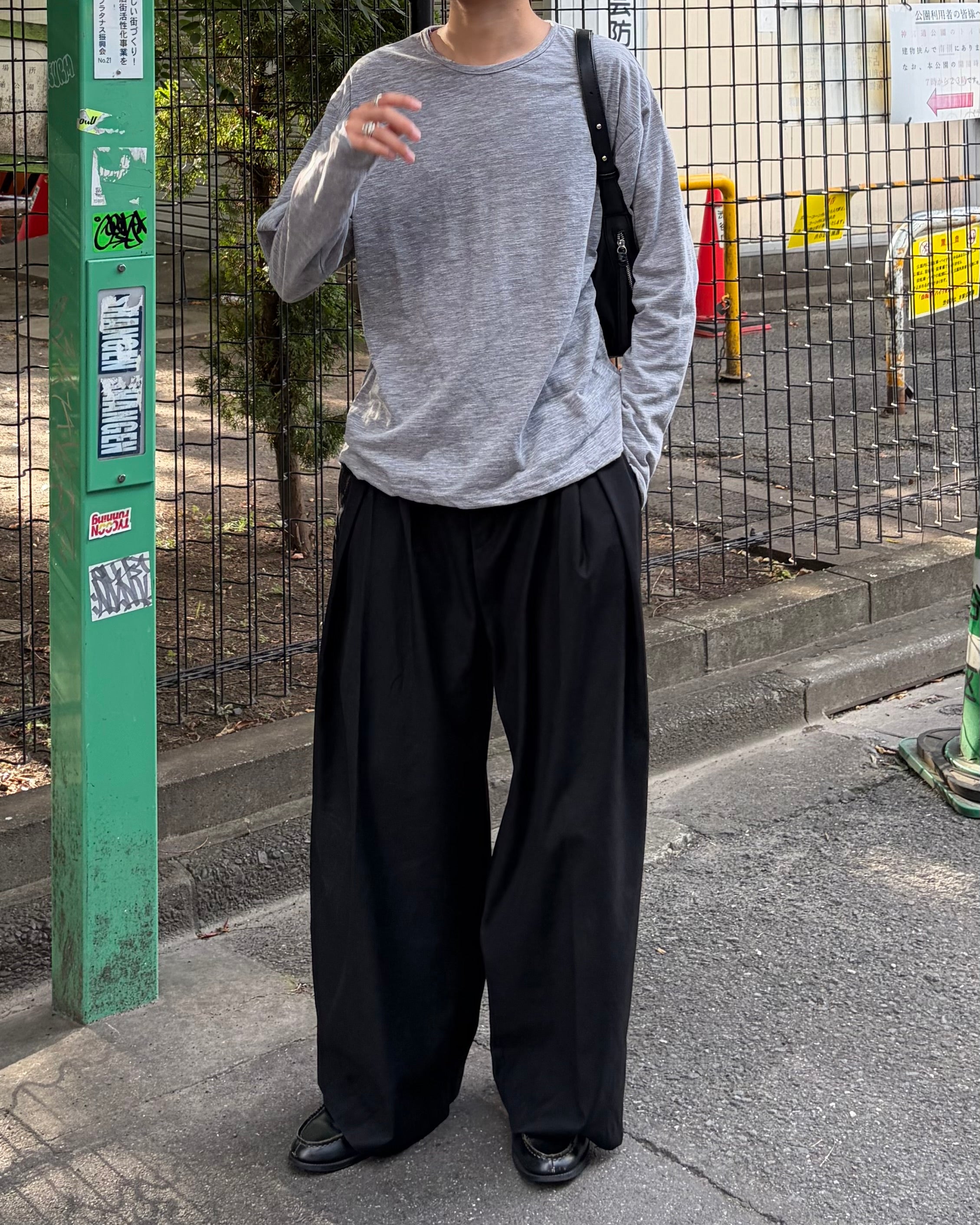 東京店WEB限定受注制【Chikashitsu +】summer slub long sleeve (4color)