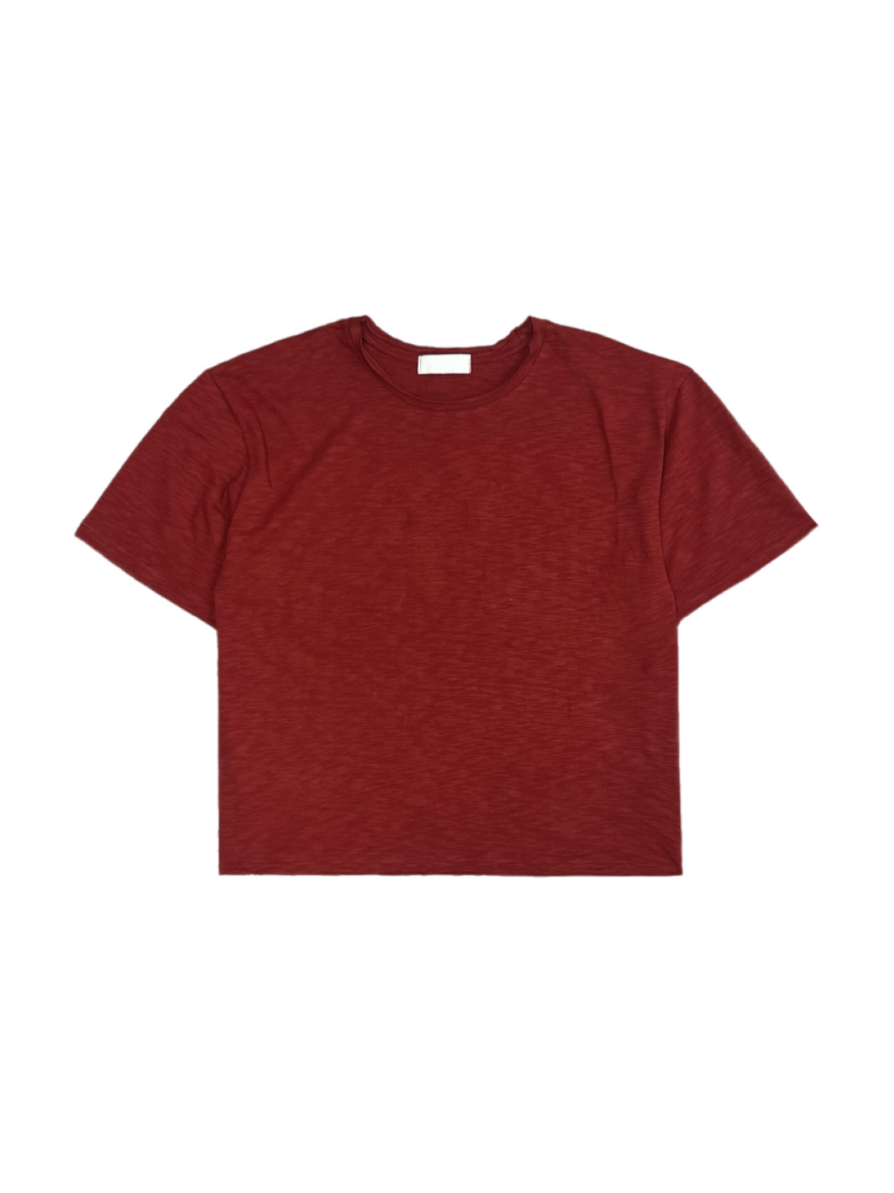 受注制【Chikashitsu +】sheer cotton box half sleeve (4color)