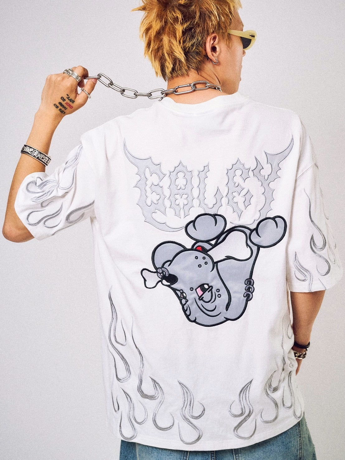 【GALFY】骨が見えしTシャツ
