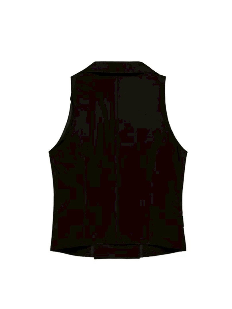 【ROCK CAKE】Double Button Halter Vest