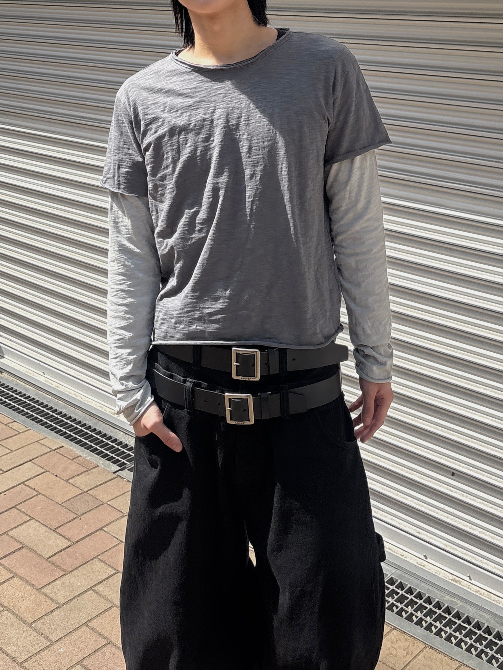 【youll】layered long sleeve tee (2color)