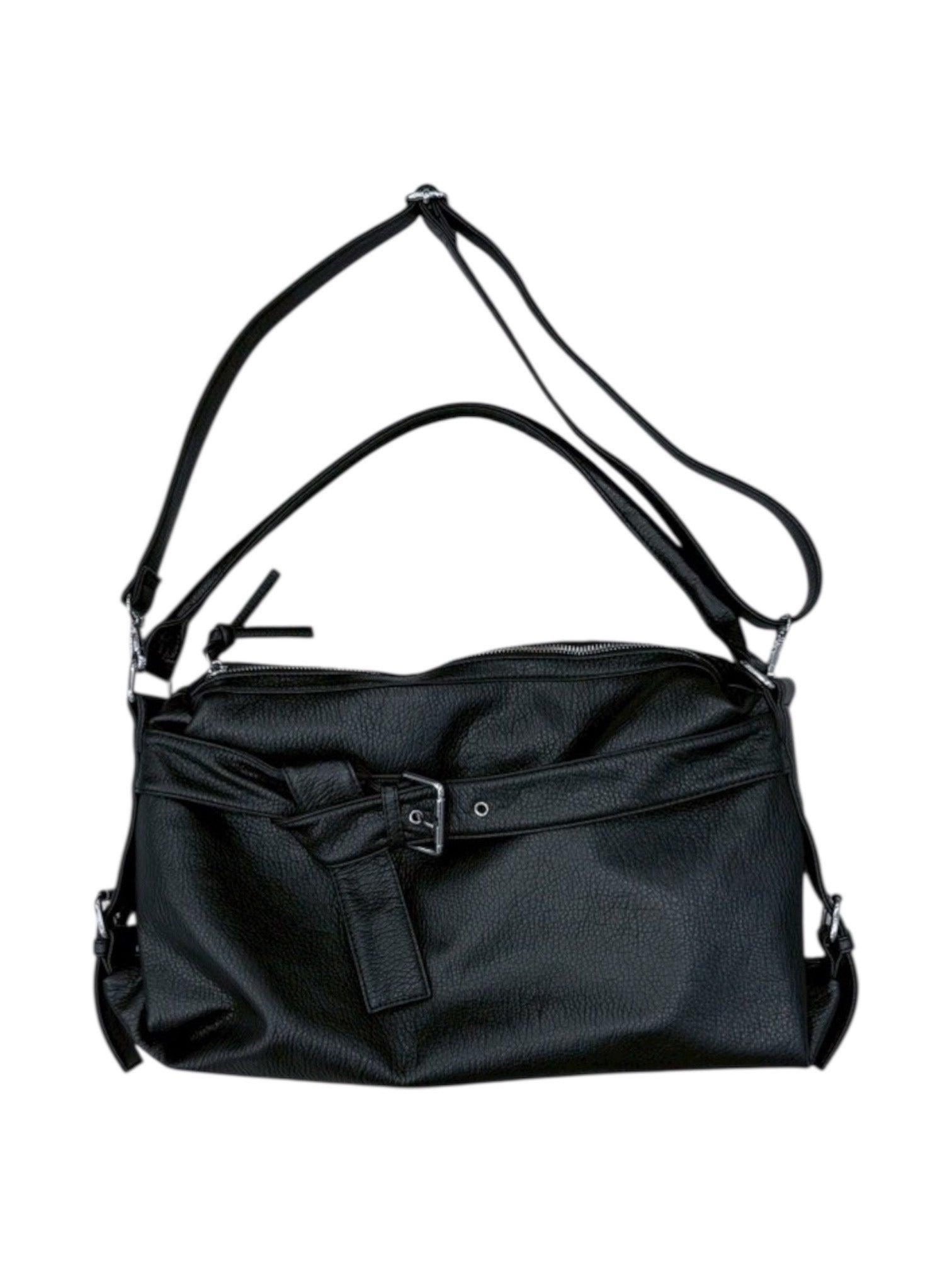 3/1 20:00発売 受注制【nmtc +】2way belt leather shoulder Bag/ 【エヌエムティーシープラス】ツーウェイベルトレザーショルダーバッグ (3color)