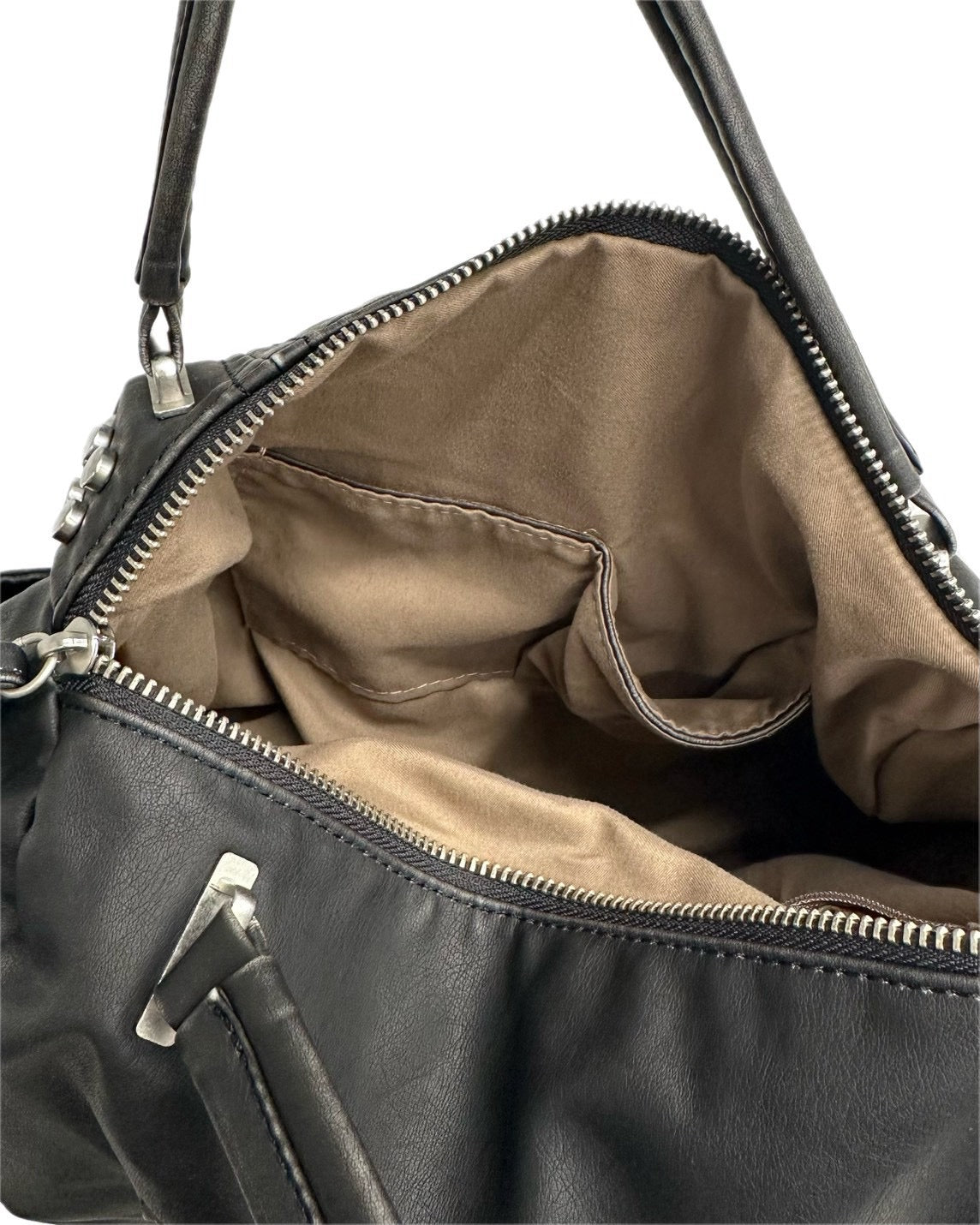 受注制【nmtc+】Studded Boston bag