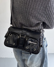 国際配送【LUV CODE】leather shoulder crossbody bag
