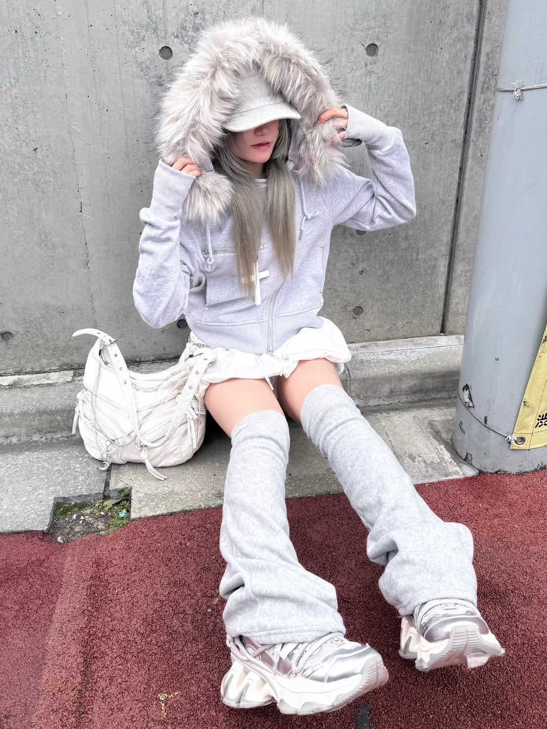 受注制【nmtc +】simple flare legwarmer (3color)