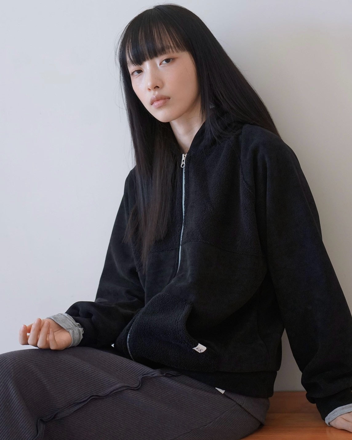 【Uglyshadow】FLEECE HOODIE ZIP-UP