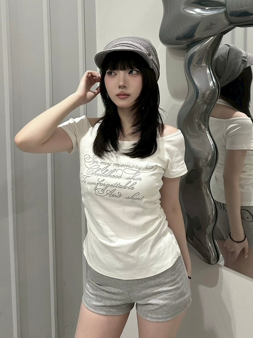 受注制【nmtc+】Back Script Short Pants (3color)