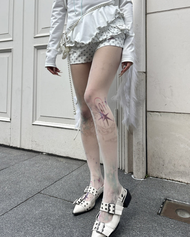国際配送【Never mind the XU】Twilight star tights