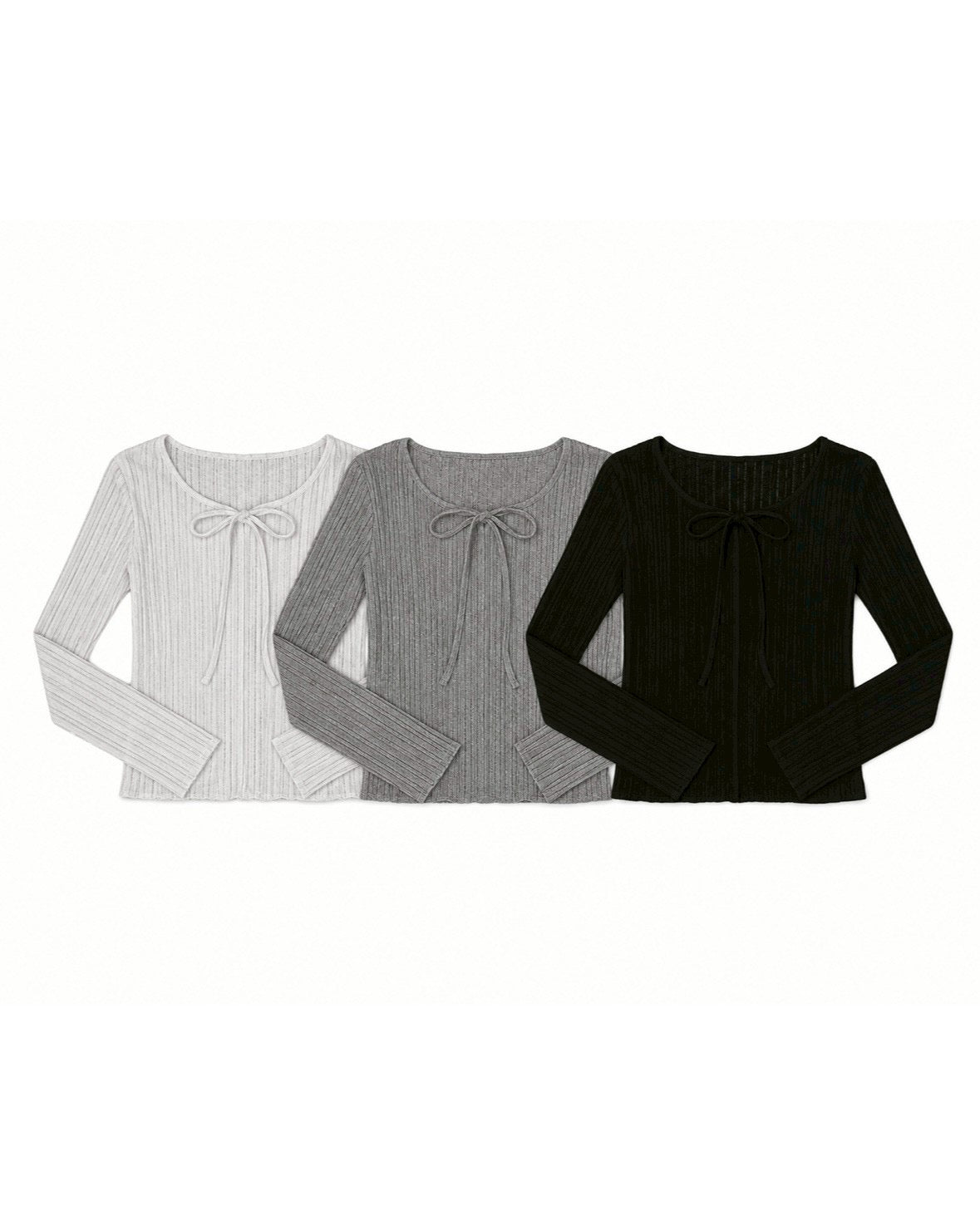受注制【nmtc+】Sheer Bolero Cardigan (3color)