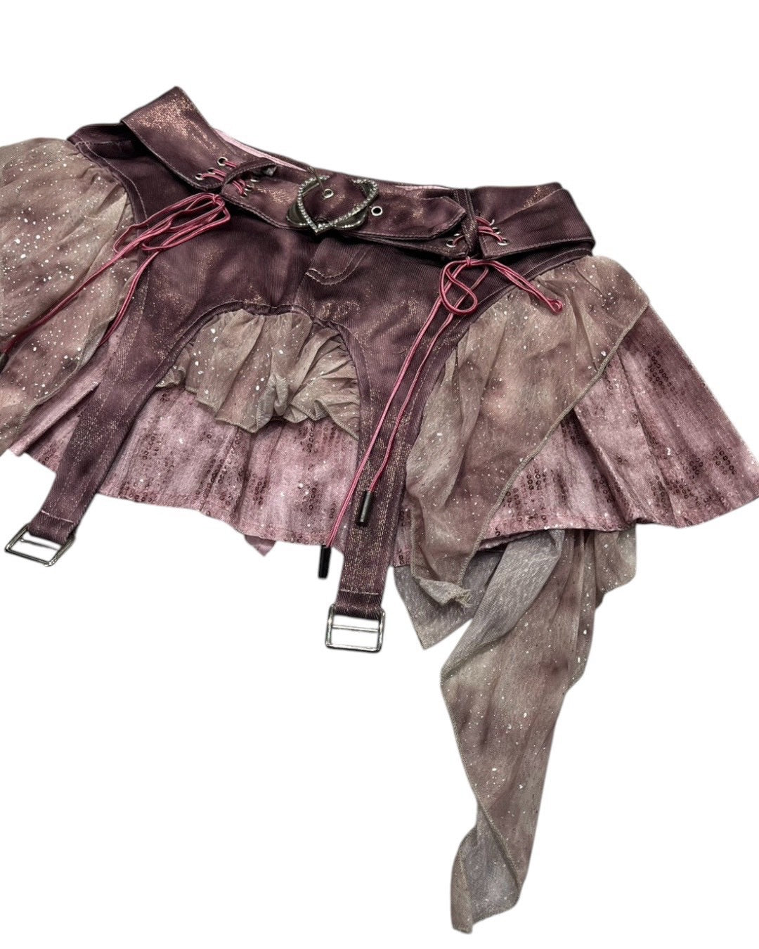 国際配送【BABY09】sequins garter belt skirt
