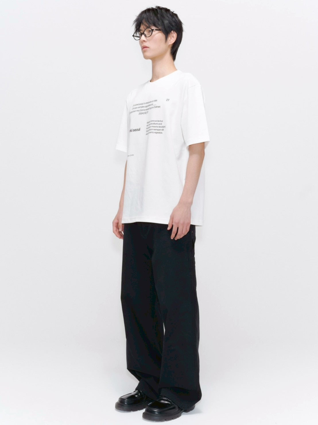 【Miseki seoul】Miseki typography short sleeves