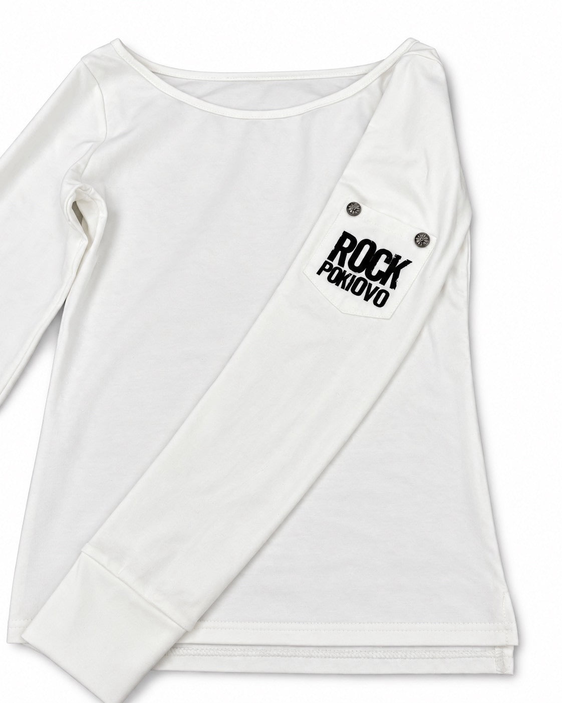 受注制【Never mind the XU】Back graphic slim top (2color)