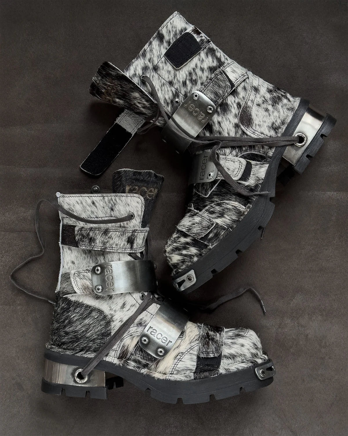 【RACER WORLDWIDE】Racer x New Rock Boot (GRAY)