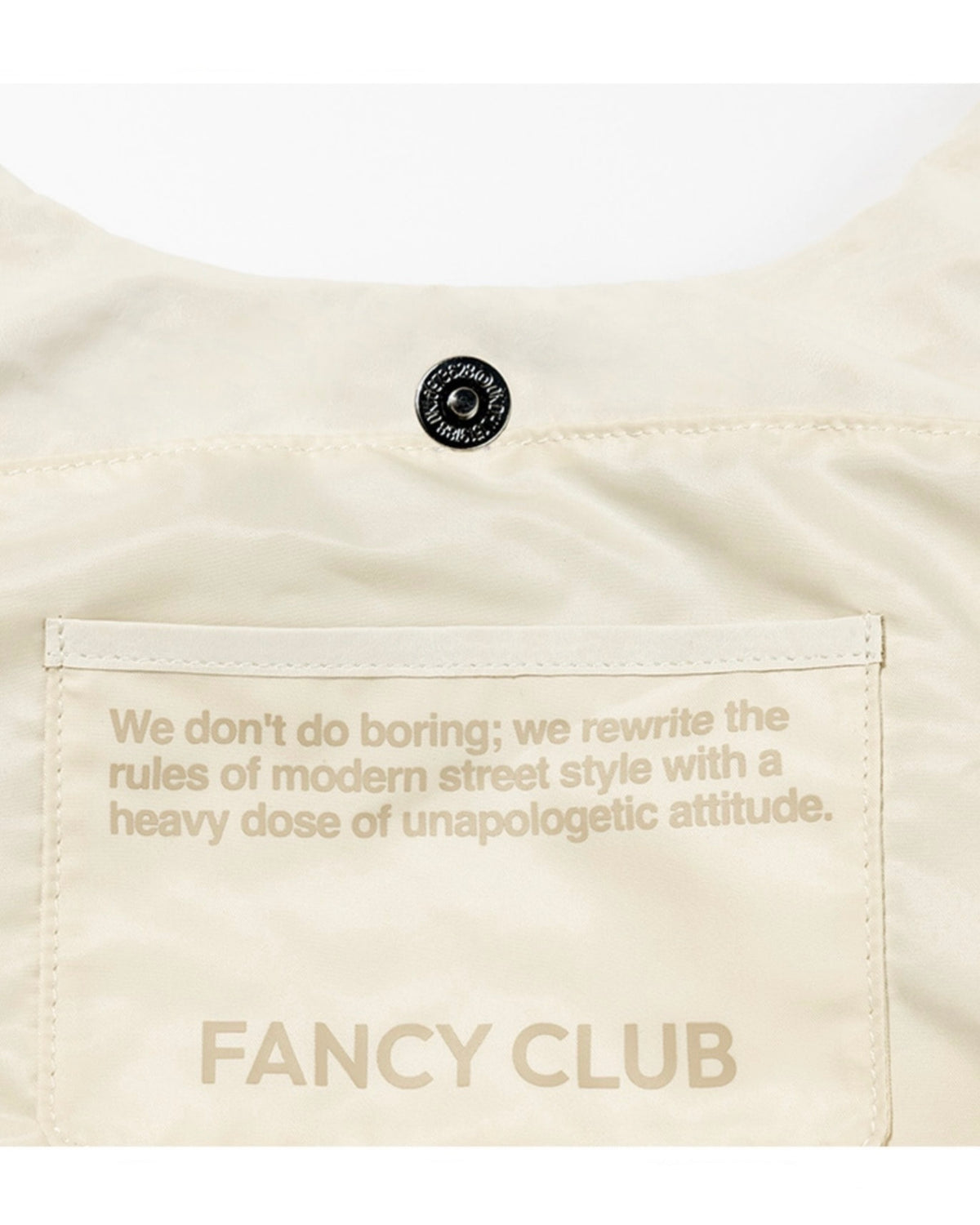 【FANCY CLUB】DRAPE FRINGE HOBO BAG