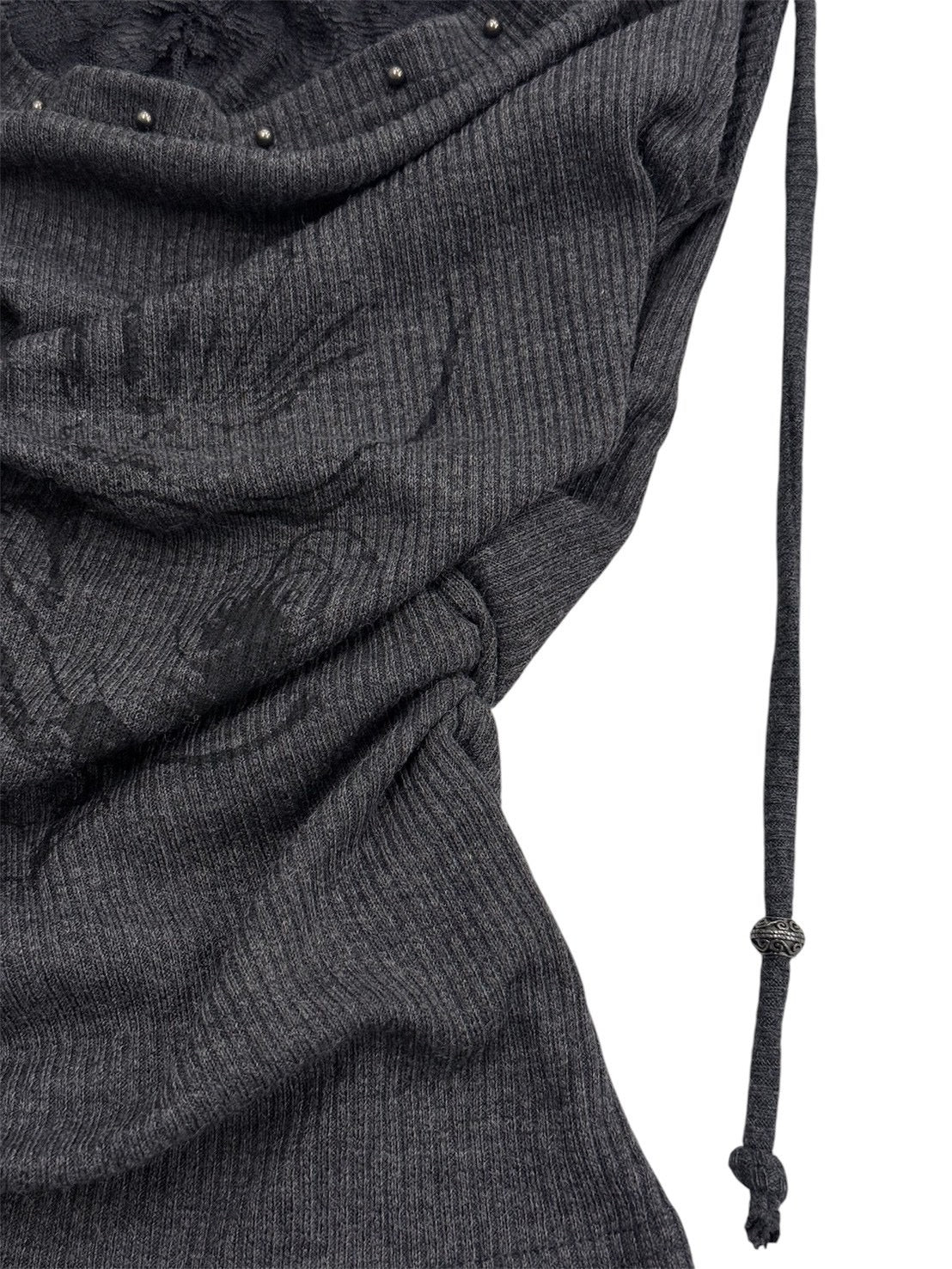 7/4 20:00発売 受注制【nmtc+】Doodle Lace Sleeveless Tee Muffler Set (2color)