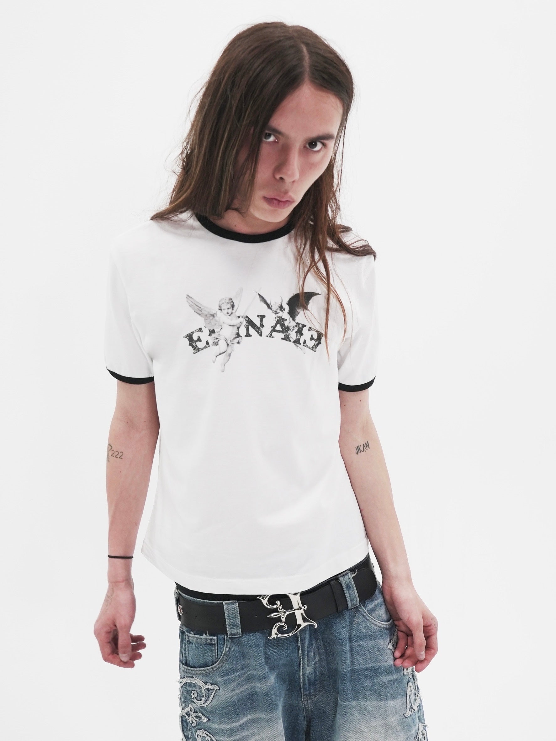 【E RIN AI E】HOLY FUNKY DUO SHORT SLEEVE T
