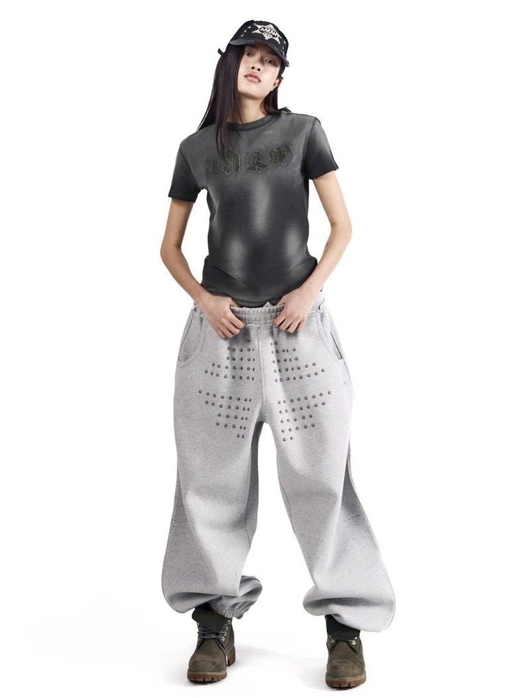 【AAKAM】Reverse Patch Waffle Half Top
