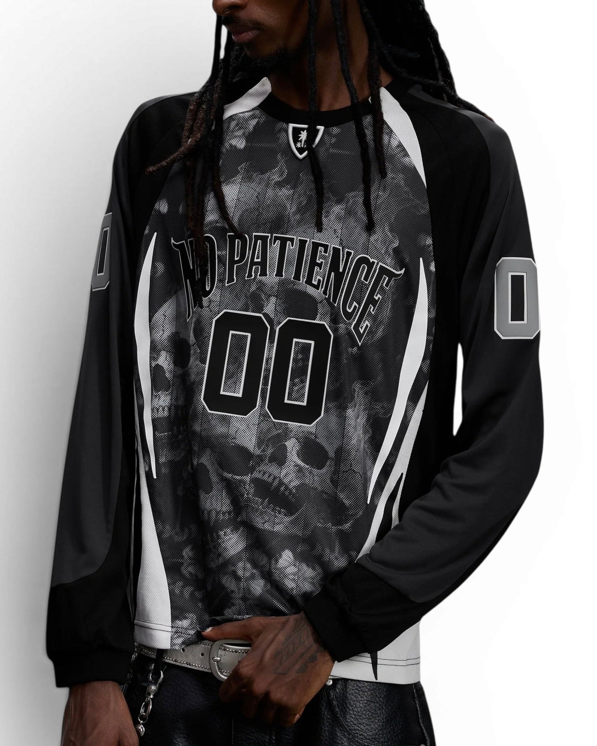 【THEBOYHASNOPATIENCE】LUMINOUS DAWN EVIL BAT JERSEY
