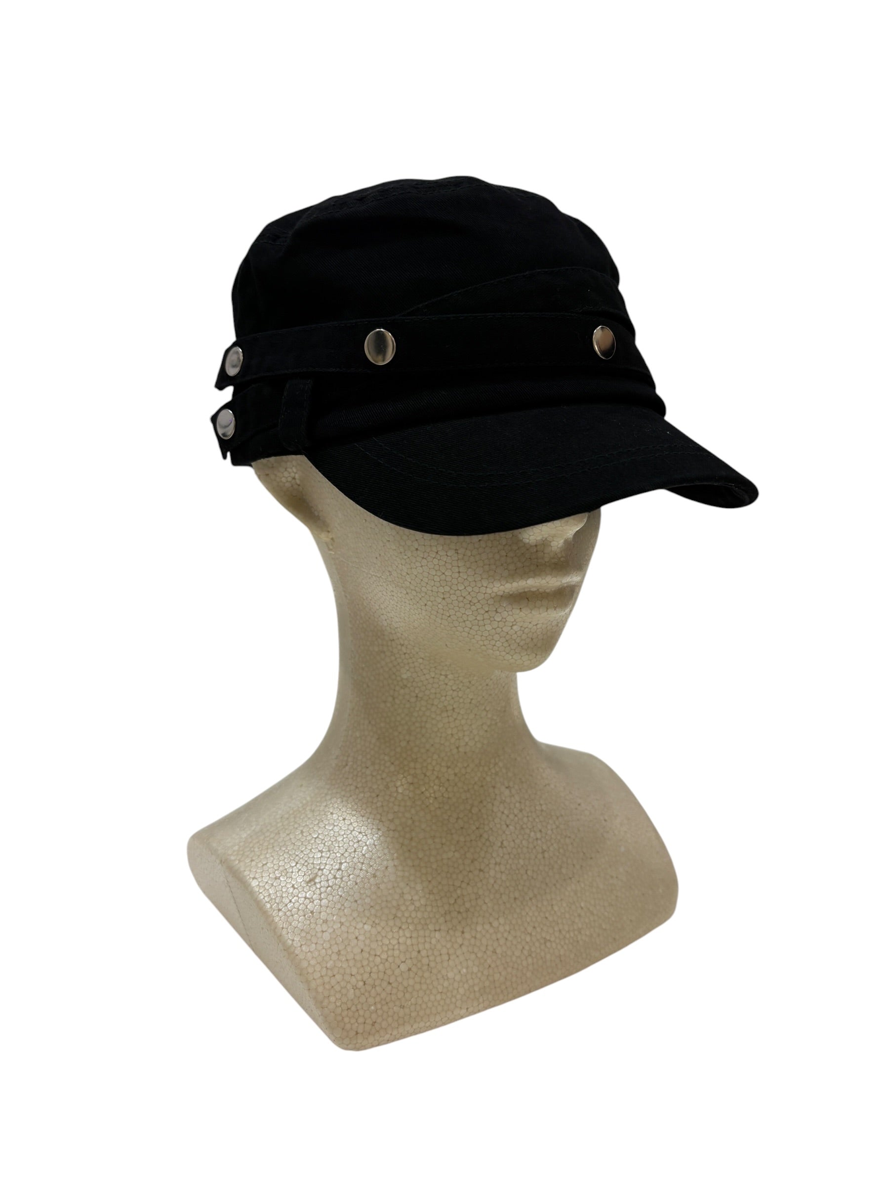 国際配送【Never mind the XU】double belt strap cap (2color)