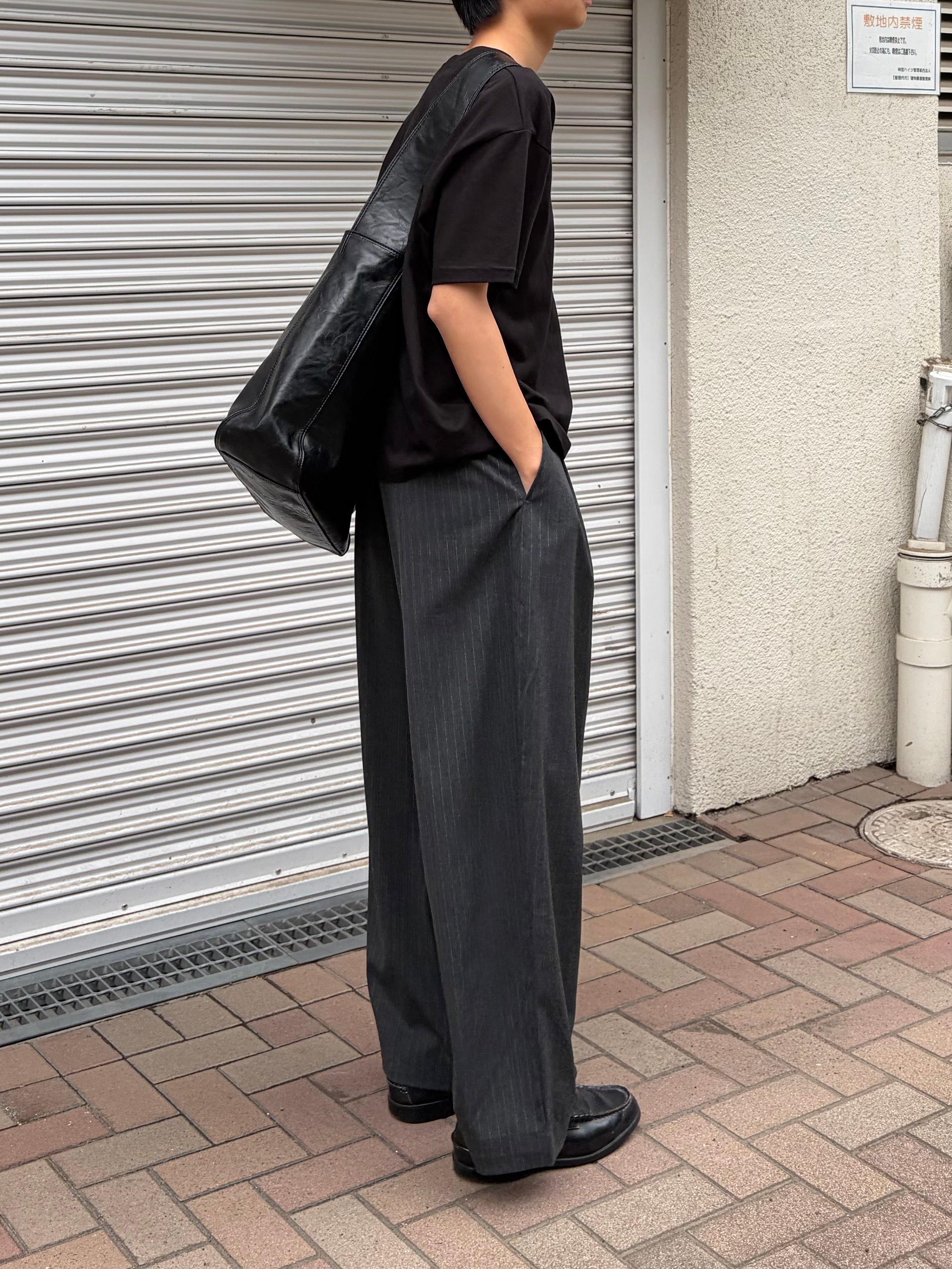東京店WEB限定受注制【Chikashitsu +】cropped box tee (4color)