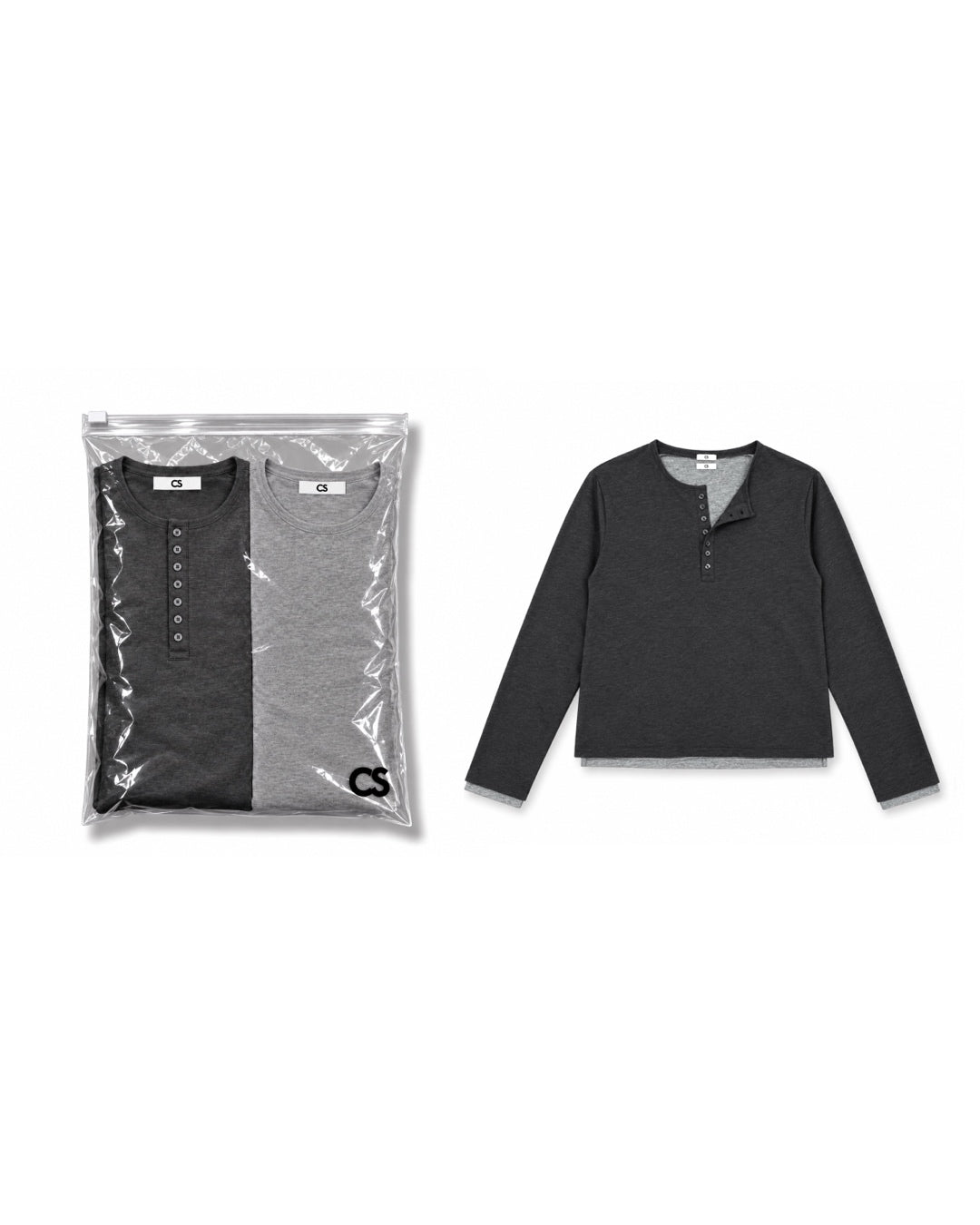 【CS】Layering 2-Pack Tee
