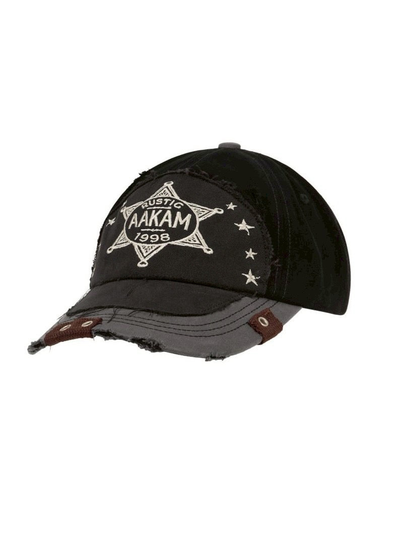 【AAKAM】Rustic Sheriff Ball Cap