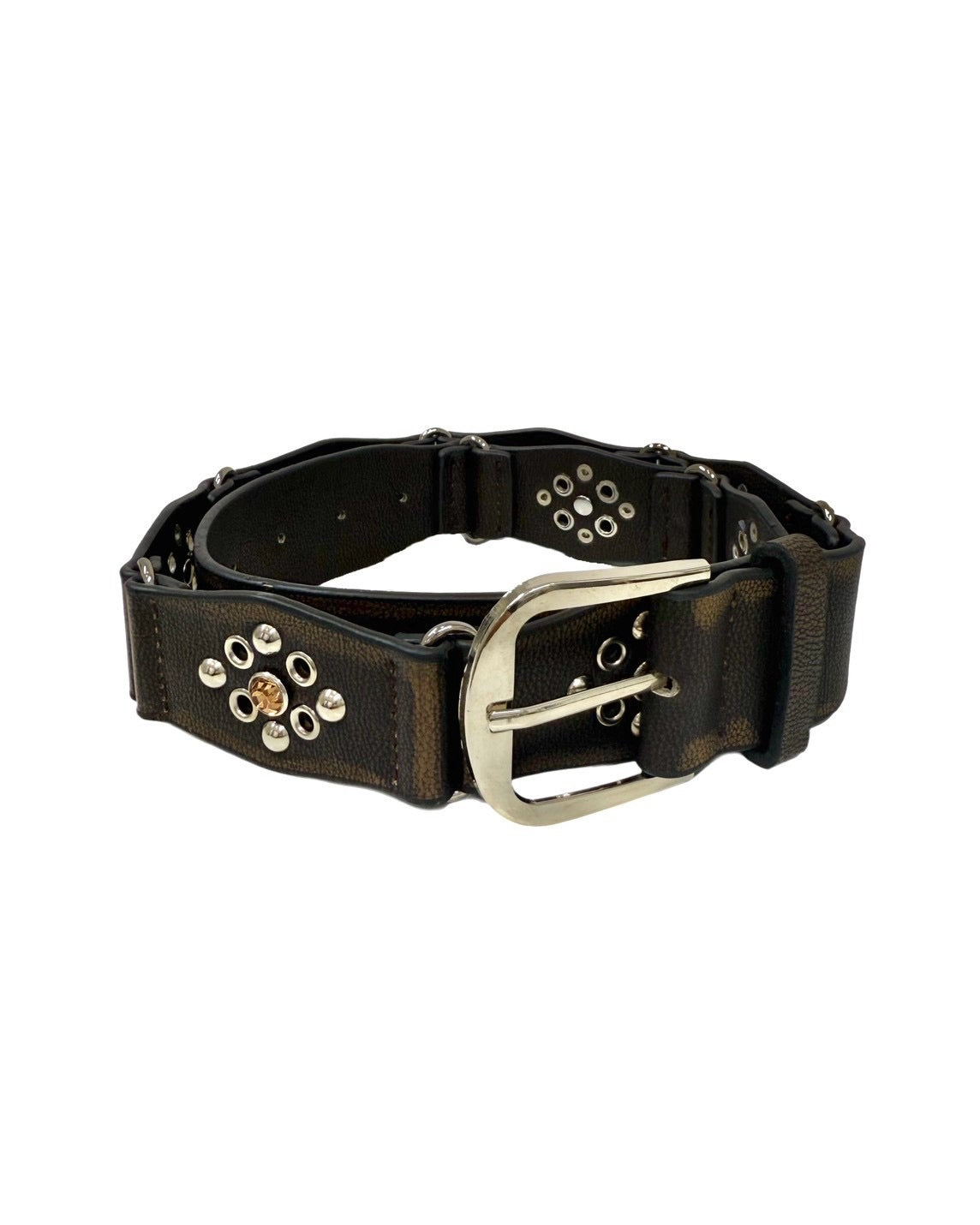 受注制【OaKS】boho vintage rhinestone flower belt