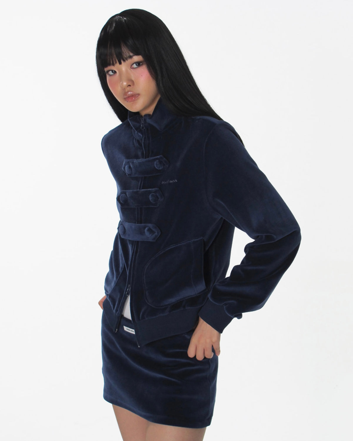 【CRANK】TOGGLE TERRY ZIP-UP